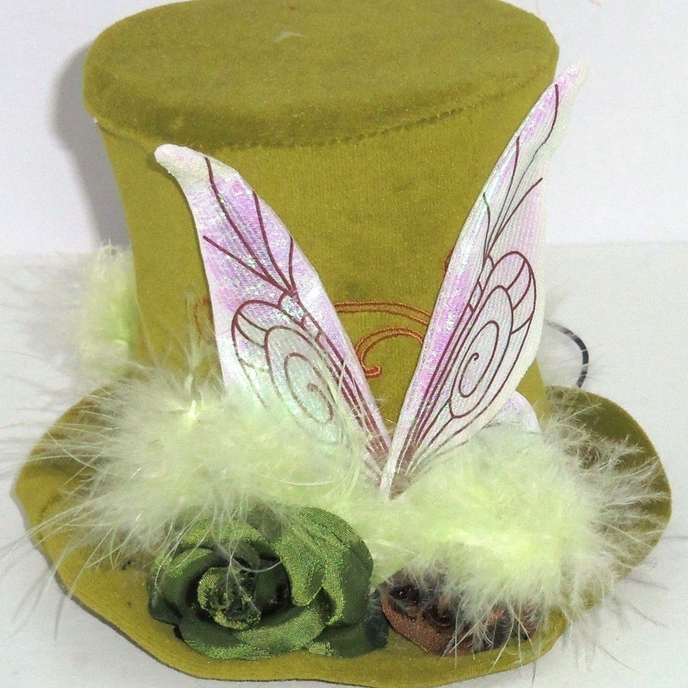 Disney Green Feather Tinker bell Hat - Picture 7 of 7